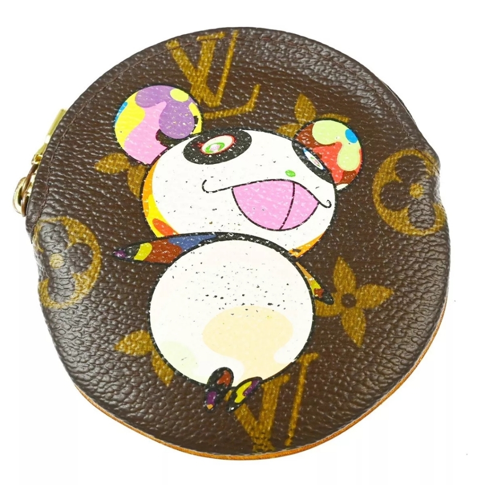 Louis Vuitton monogram Panda Porte Monnaie Round Coin Purse